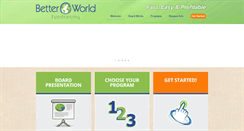 Desktop Screenshot of betterworldfundraising.com